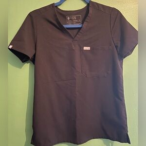 Figs XS Catarina Top and XS Petite Zamora Joggers in Black